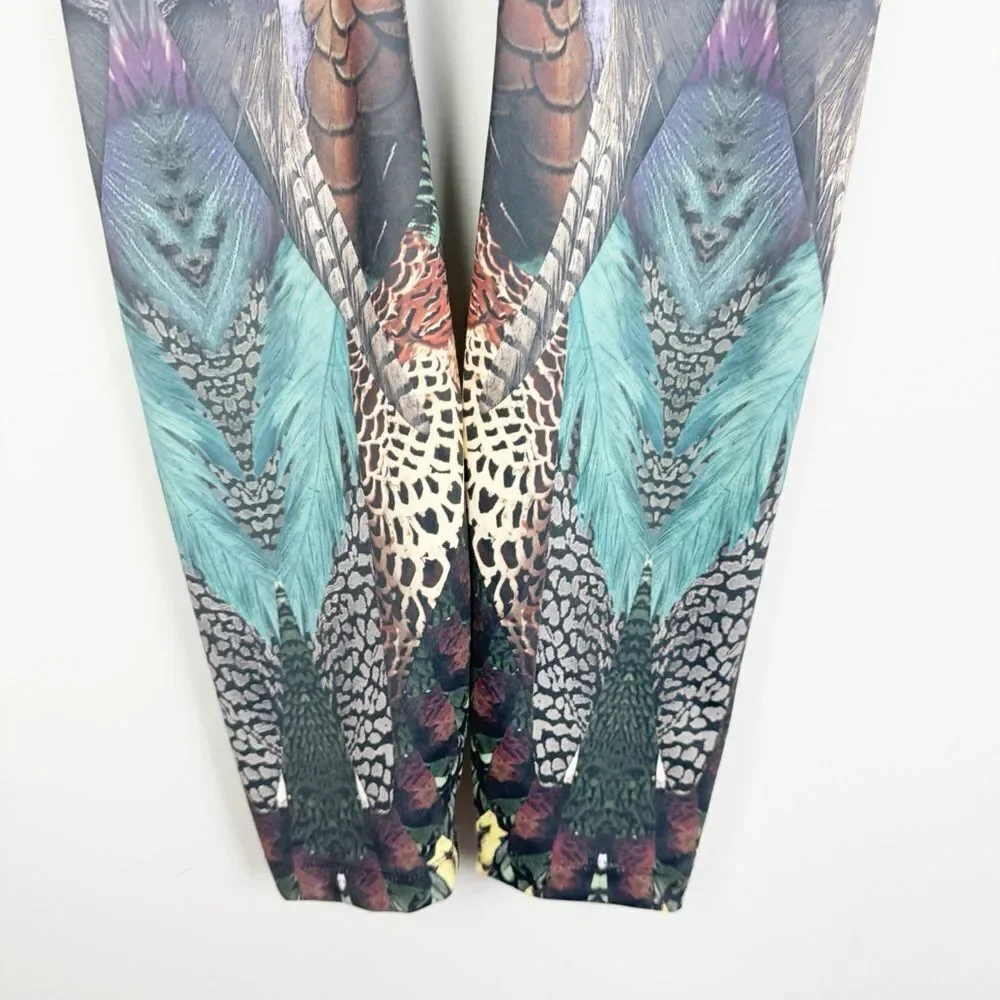 NIKE | Jungle Safari Feather Animal Print Dri-Fit Leggings Women’s Size Medium